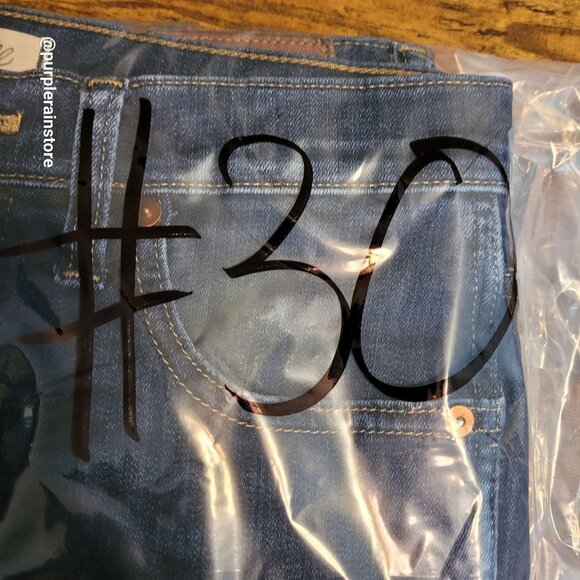 Madewell Jeans 28 Skinny 10" High Rise Woodland Wash MA983 Tummy Control Stretch - Picture 13 of 13